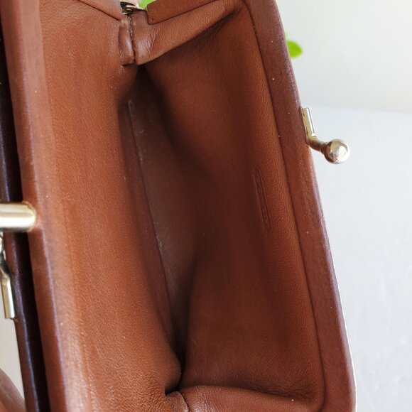EUC Vintage Coach Double Change Purse (#6906) in British Tan - Picture 14 of 15